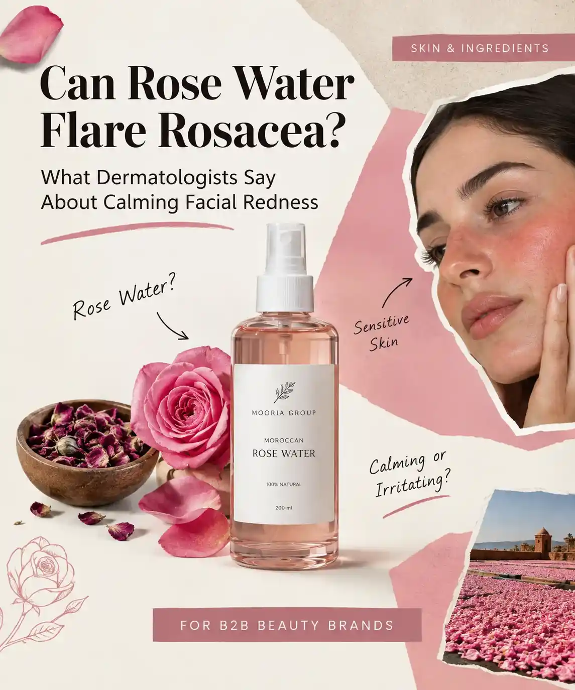 Can Rose Water Flare Rosacea? What Dermatologists Say About