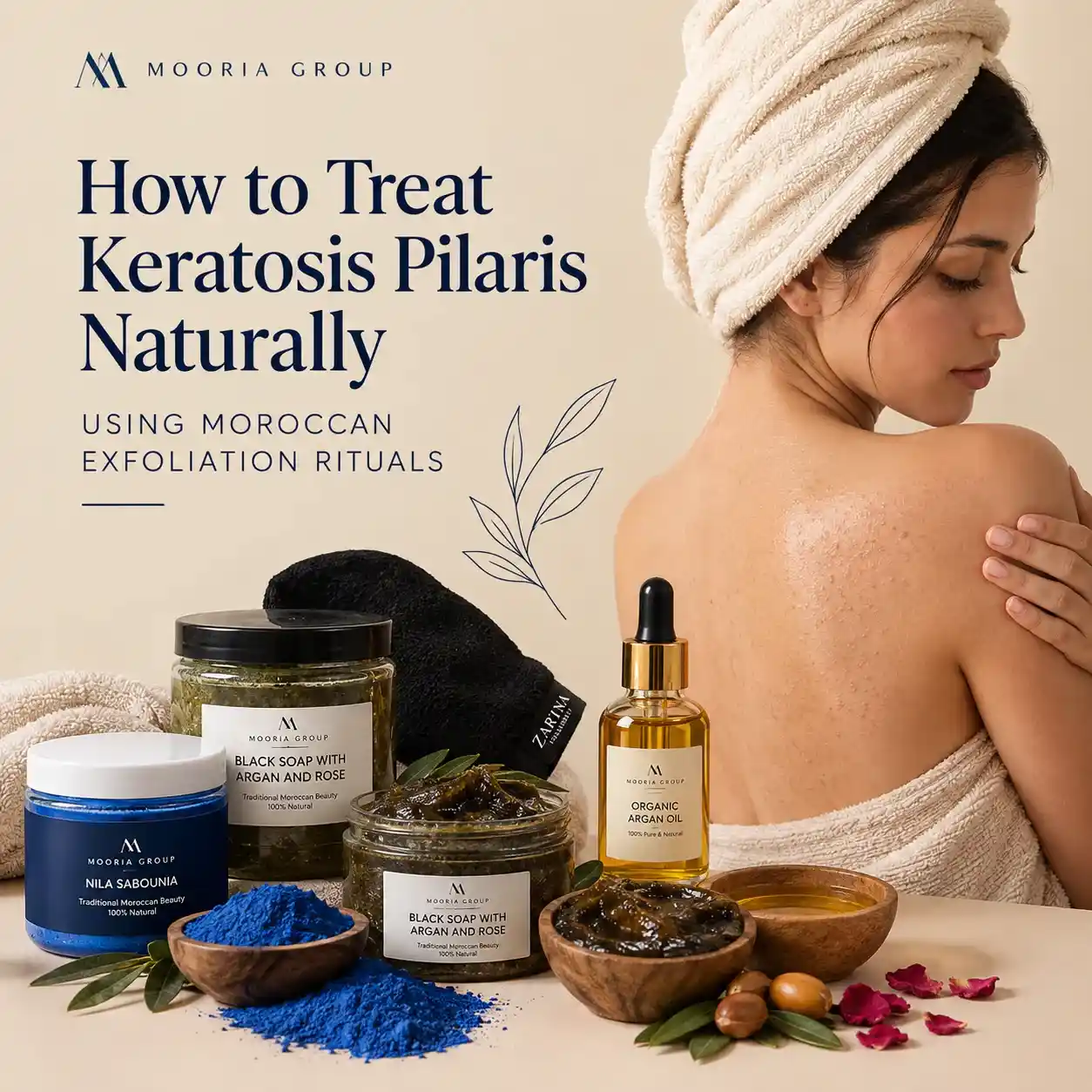 How to Treat Keratosis Pilaris Naturally Using Moroccan Exfo