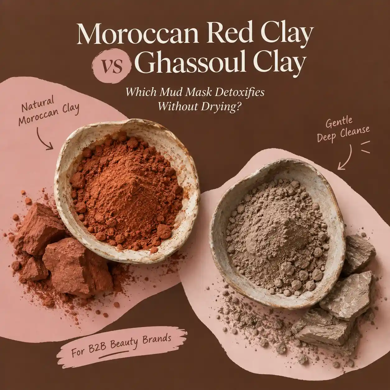 Red Clay vs Ghassoul Clay: Best Mud Mask for Skin