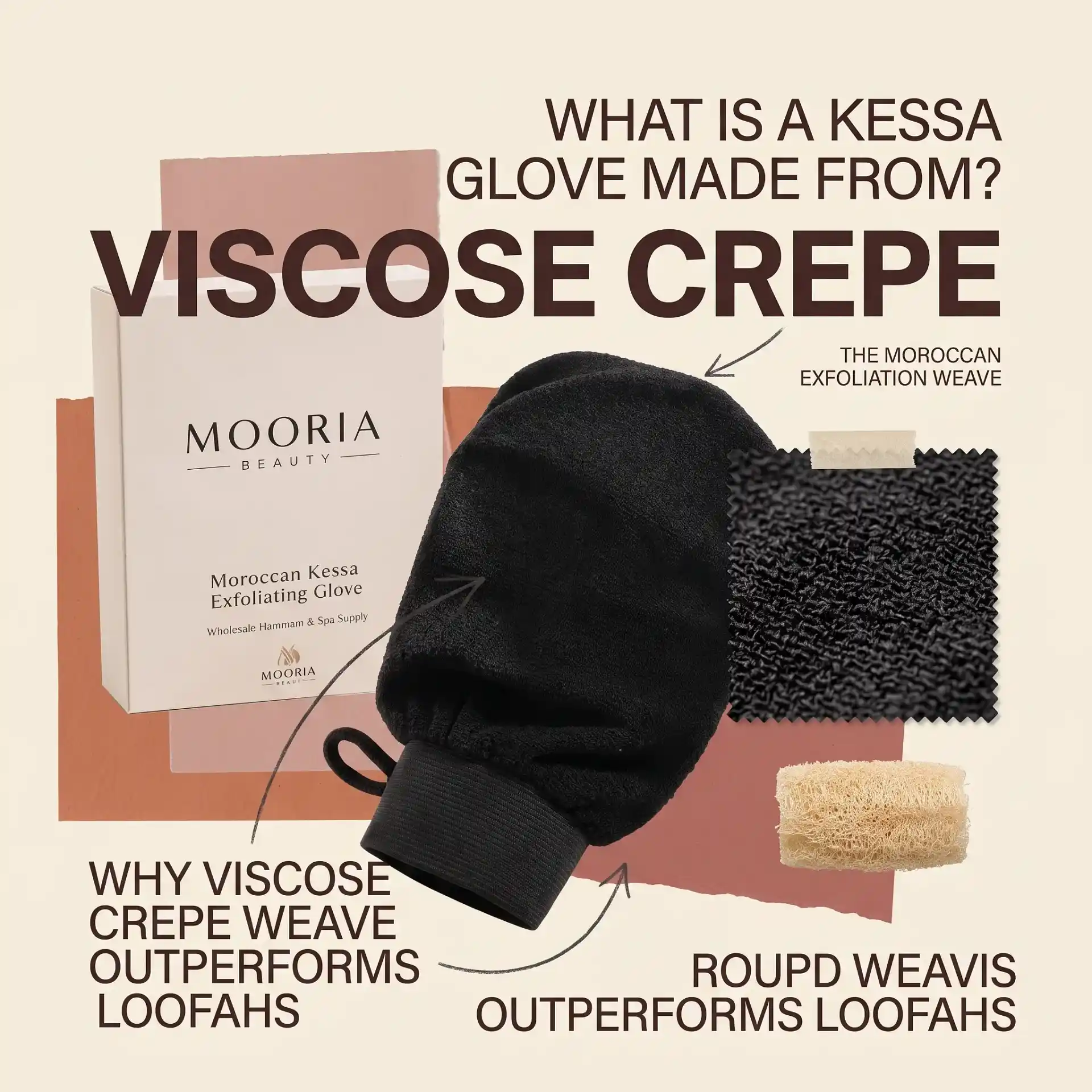 What Is a Kessa Glove Made From? Why Viscose Crepe Weave Out