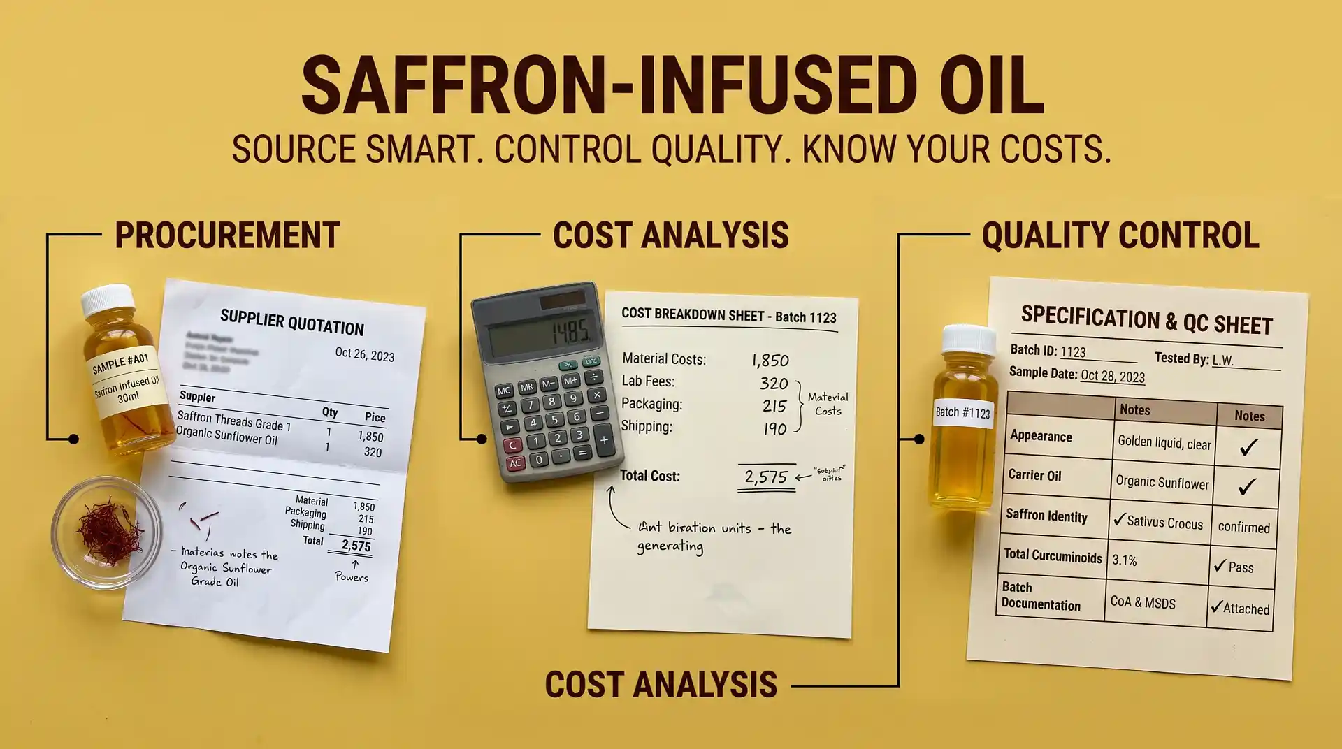 Saffron-Infused Oil for Luxury Skincare Lines: Procurement,